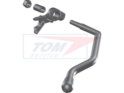 Páka ruční s vahadlem dolní -B- RINGFEDER typ 2040, 2045